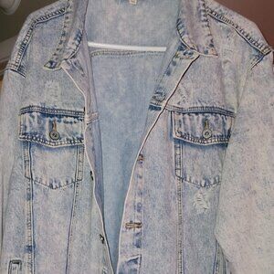 Umgee Distressed Denim Jacket